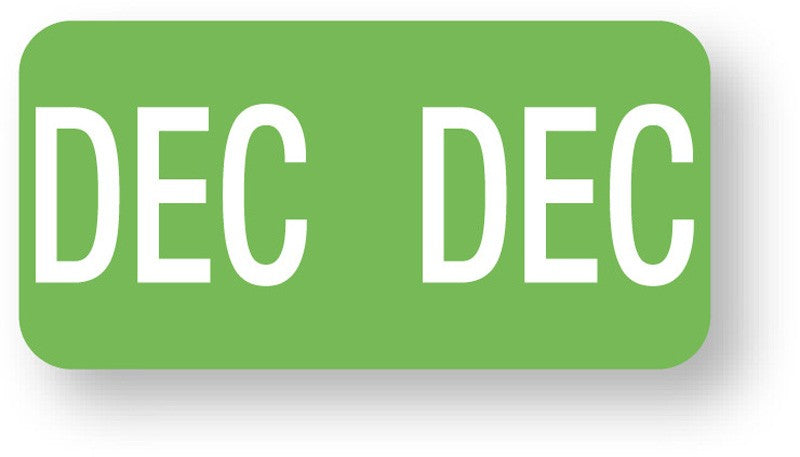 Medical Labels - Tab 1279 Month Compatible Series, 1" x 1/2"