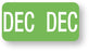 Medical Labels - Tab 1279 Month Compatible Series, 1" x 1/2"