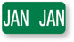 Medical Labels - Tab 1279 Month Compatible Series, 1" x 1/2"