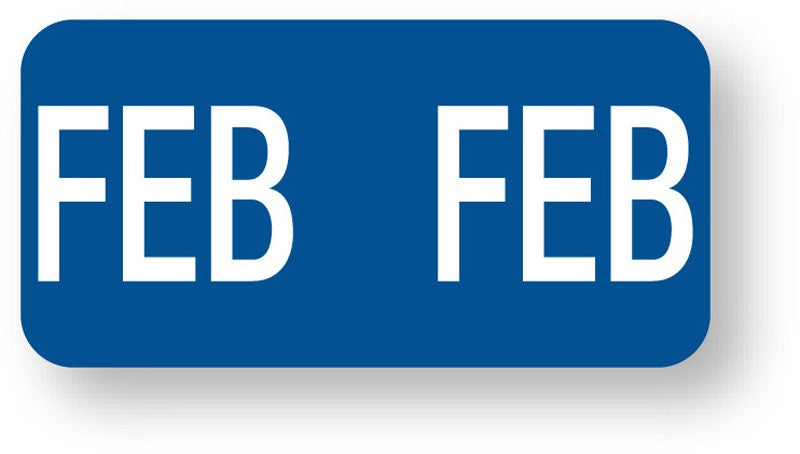 Medical Labels - Tab 1279 Month Compatible Series, 1" x 1/2"