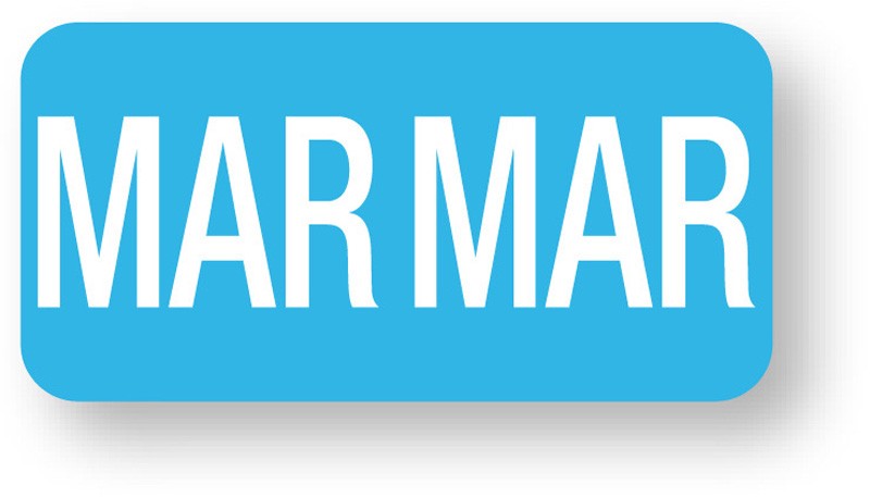 Medical Labels - Tab 1279 Month Compatible Series, 1" x 1/2"