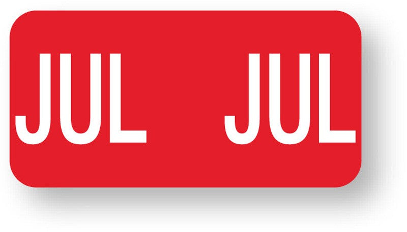 Medical Labels - Tab 1279 Month Compatible Series, 1" x 1/2"