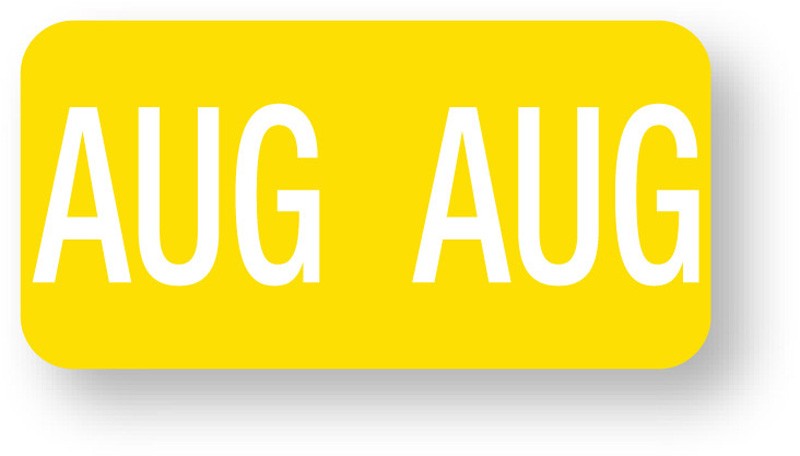 Medical Labels - Tab 1279 Month Compatible Series, 1" x 1/2"