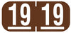 Medical Labels - Tab Compatible 2019 Year Label, 1-1/8" x 1/2"