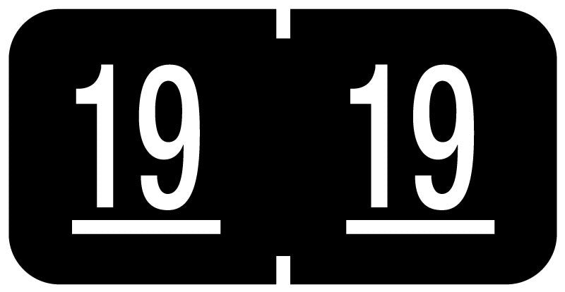 Medical Labels - GBS/VRE 6100 Compatible 2019 Year Label, 1-1/2" x 3/4"