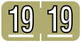 Medical Labels - Barkley Compatible 2019 Year Label, 1-1/2" x 3/4"