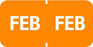Medical Labels - Colwell Monthly Filing System Labels, 1-1/2" x 3/4"