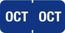 Medical Labels - Colwell Monthly Filing System Labels, 1-1/2" x 3/4"