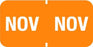 Medical Labels - Colwell Monthly Filing System Labels, 1-1/2" x 3/4"