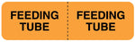 Medical Labels - FEEDING TUBE, 3" x 7/8"