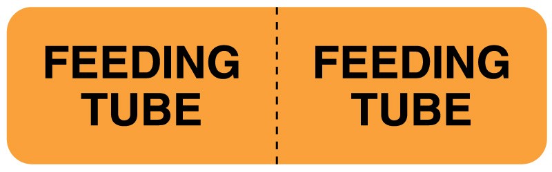 Medical Labels - FEEDING TUBE, 3" x 7/8"