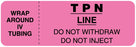 Medical Labels - I.V. Line Identification Label, 3" x 1"