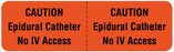 Medical Labels - I.V. Line Identification Label, 3" x 7/8"