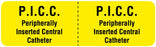 Medical Labels - I.V. Line Identification Label, 3" x 7/8"