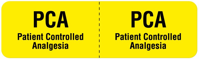 Medical Labels - I.V. Line Identification Label, 3" x 7/8"