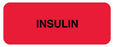 Medical Labels - Medication ID Label, INSULIN 2 1/4" x 7/8