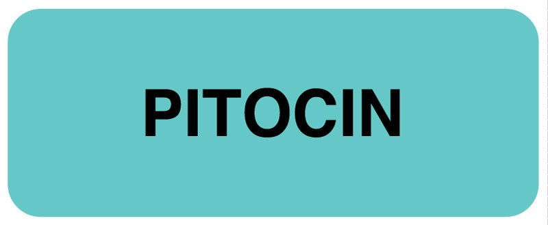 Medical Labels - Medication ID Label, PITOCIN 2-1/4" X 7/8"