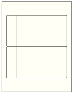 Medical Labels - Betacam Sleeve Insert Inkjet Label, 8-1/2" x 11"