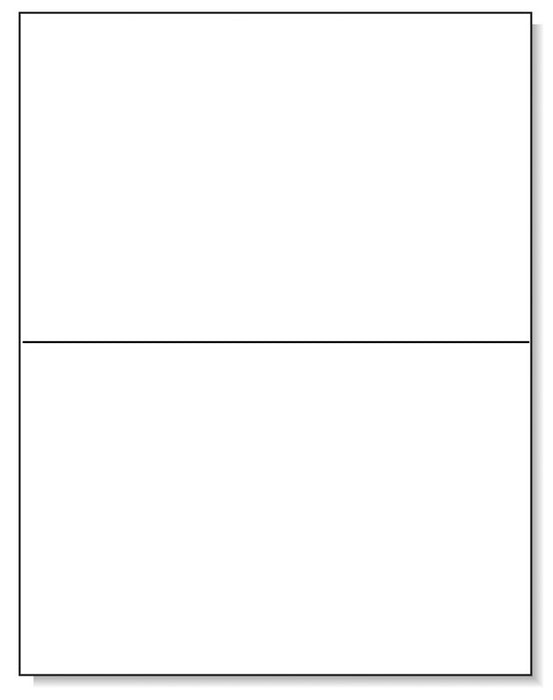 Medical Labels - Laser Printer Label, 8-1/2" x 5-1/2"