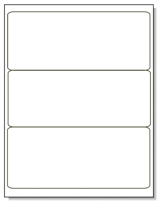 Medical Labels - Laser Printer Label, 8" x 3"