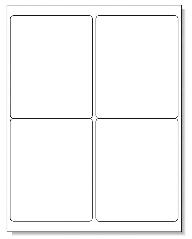 Medical Labels - Laser Printer Label, 4" x 5"