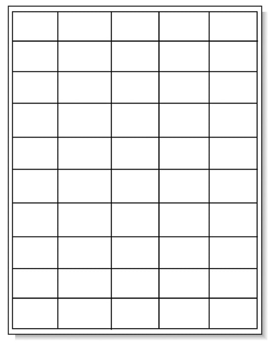 Medical Labels - Laser Printer Label, 1-1/2" x 1"