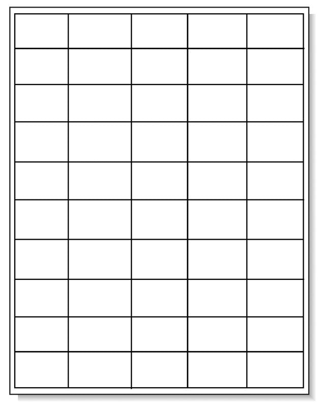 Medical Labels - Laser Printer Label, 1-1/2" x 1"
