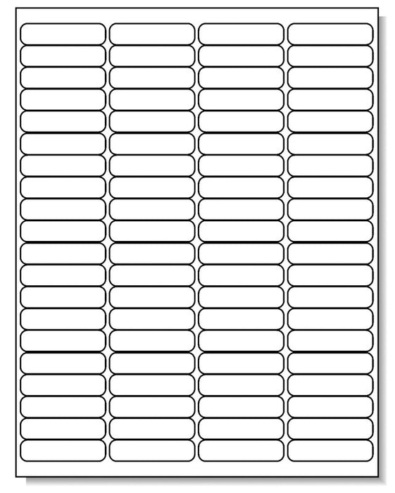 Medical Labels - Laser Printer Label, 1-3/4" x 1/2"