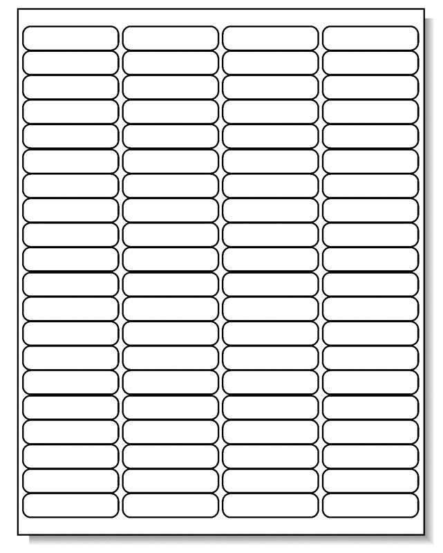 Medical Labels - Laser Printer Label, 1-3/4" x 1/2"