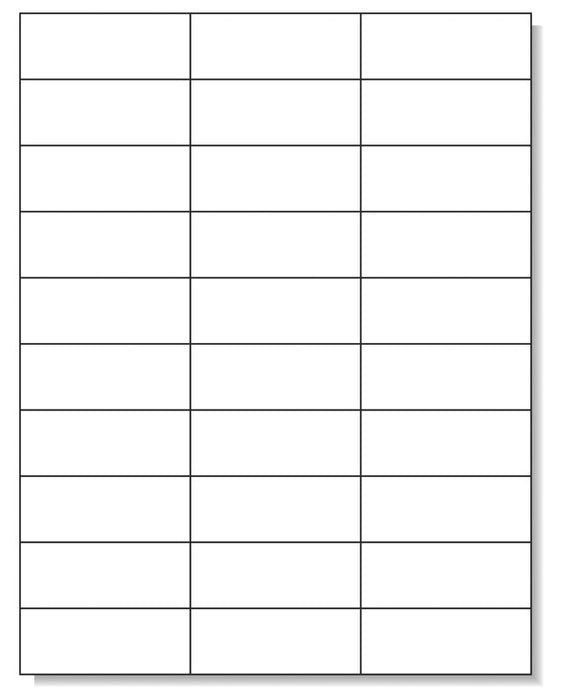 Medical Labels - High Speed Laser Printer Label, 2-3/8" x 1-1/16"