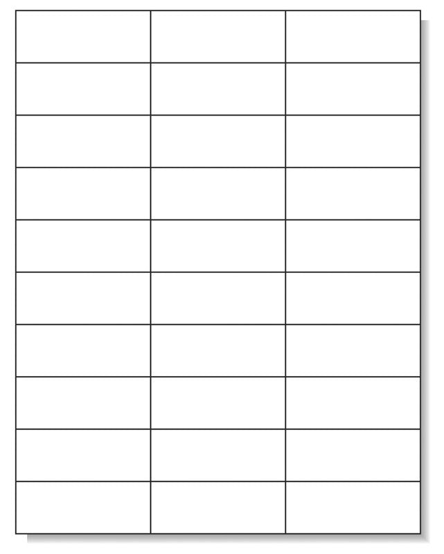 Medical Labels - High Speed Laser Printer Label, 2-3/8" x 1-1/16"