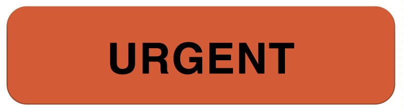 Medical Labels - Stat and Priority Handling, 1-1/4" x 5/16"