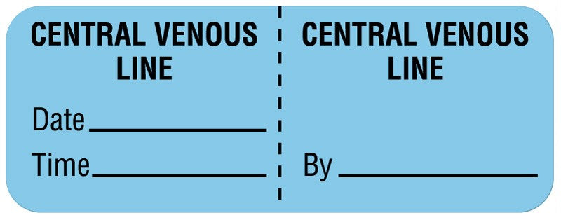 Medical Labels - Line Identification Label, 2" x 3/4"