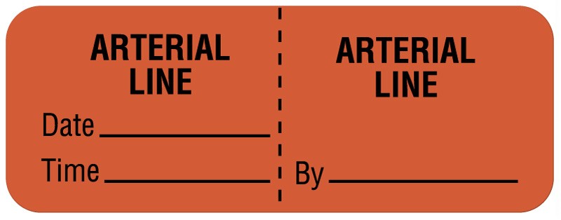 Medical Labels - Line Identification Label, 2" x 3/4"