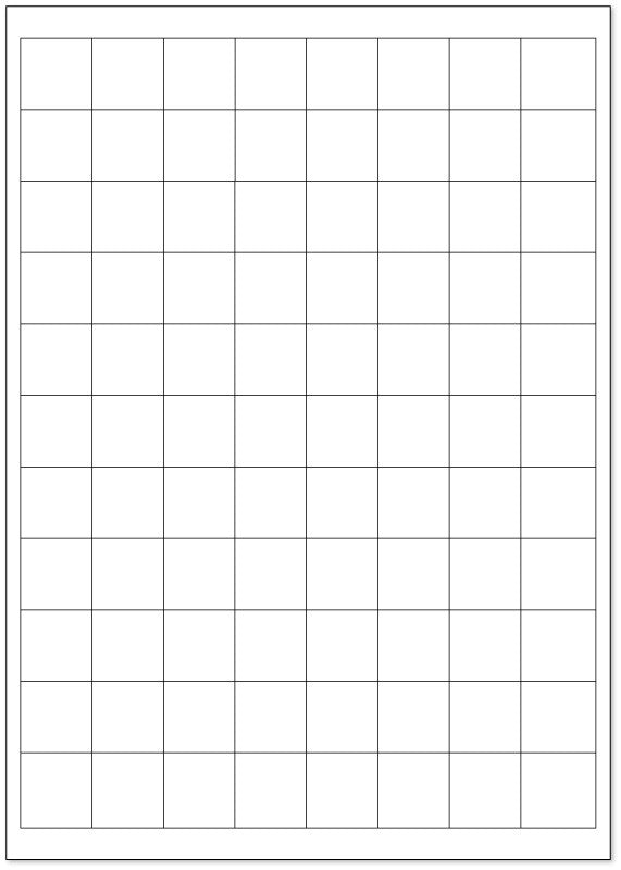 Medical Labels - Laser Printer Slide Label, 15/16" x 15/16"