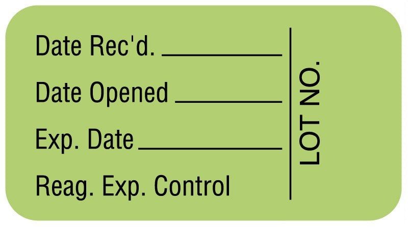 Medical Labels - Quality Control Label, 1-5/8" x 7/8"