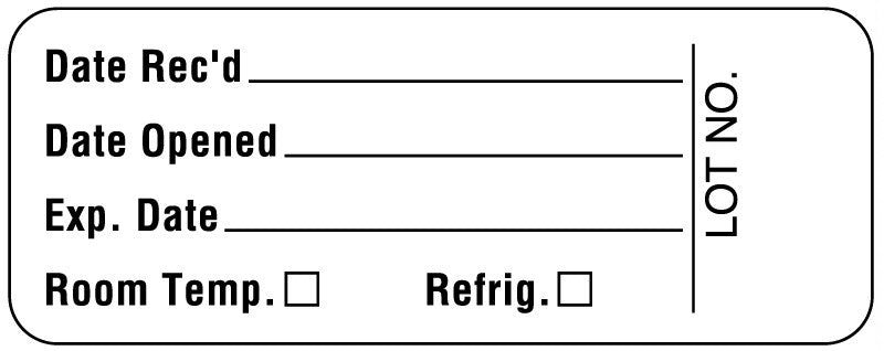 Medical Labels - Quality Control Label, 2-1/4" x 7/8"