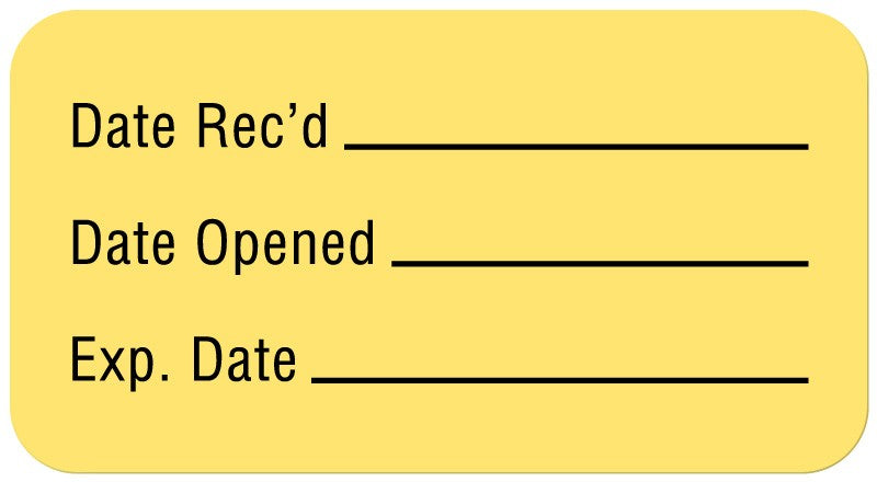 Medical Labels - Quality Control Label, 1-5/8" x 7/8"