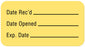 Medical Labels - Quality Control Label, 1-5/8" x 7/8"