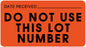Medical Labels - Quality Control Label, 3" x 1-5/8"