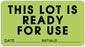 Medical Labels - Quality Control Label, 3" x 1-5/8"