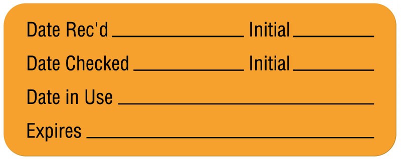 Medical Labels - Quality Control Label, 2-1/4" x 7/8"