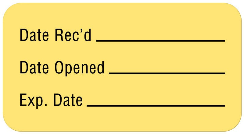 Medical Labels - Quality Control Label, 1-5/8" x 7/8"