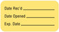 Medical Labels - Quality Control Label, 1-5/8" x 7/8"