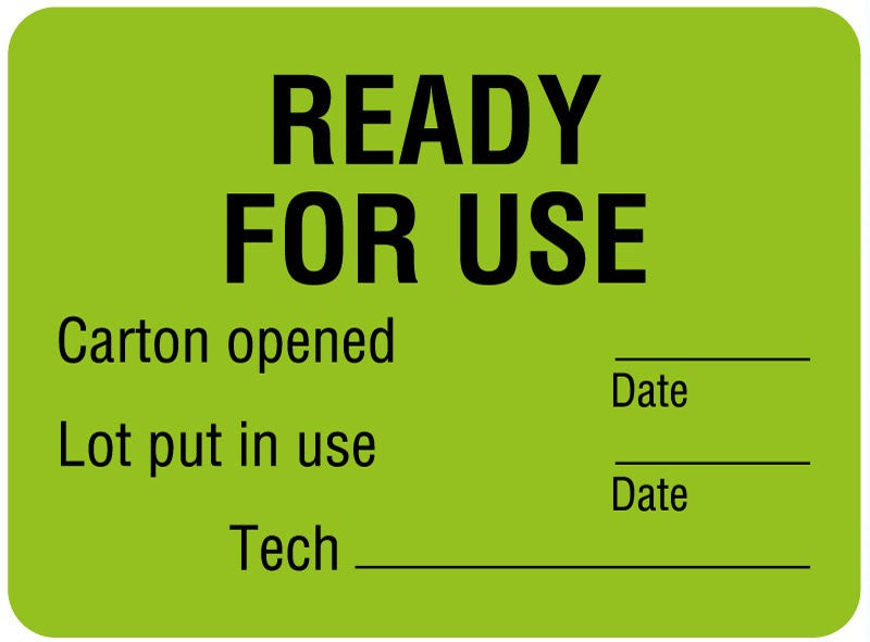 Medical Labels - Quality Control Label, 2-3/8" x 1-3/4"