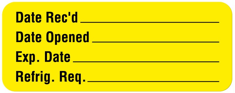 Medical Labels - Quality Control Label, 2-1/4" x 7/8"