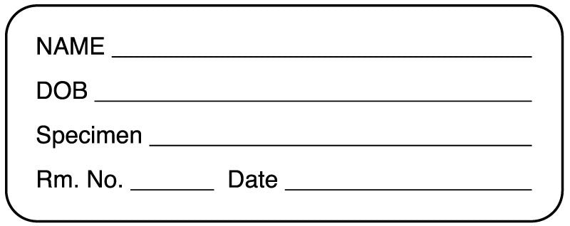 Medical Labels - Pathology Labels, 2-1/4" x 7/8"