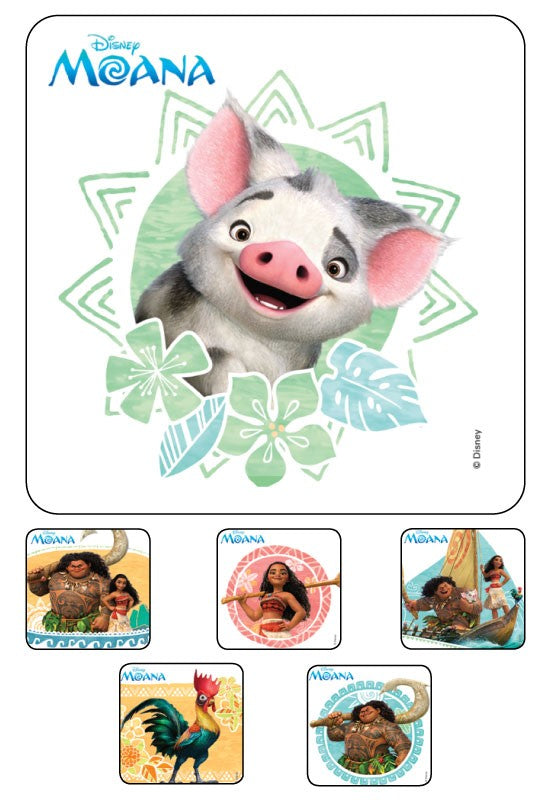 Medical Labels - MOANA, Kids' Sticker, 2-1/2" x 2-1/2"