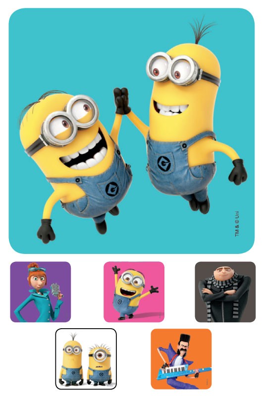 Medical Labels - DISPICABLE ME 3, Kids' Sticker, 2-1/2" x 2-1/2"