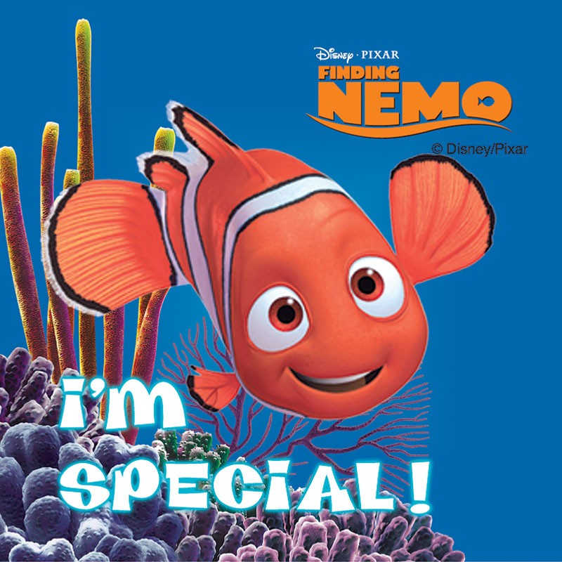 Medical Labels - FINDING NEMO, Kids' Sticker, 2-1/2" x 2-1/2"